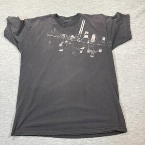 Ranger Up T-Shirt Men L Black Graphic Military Tee Sometimes Violence Quote USA